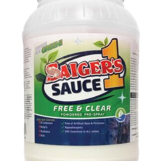 Saiger's Sauce 1 Free & Clear Prespray, 6.5# Jar