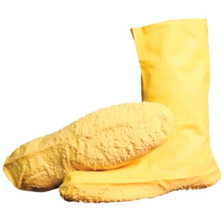 Yellow Latex Boot Covers, Size L
