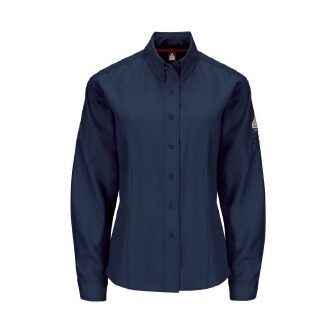 XL W/ ETI Logo #el735g - IQ Series Endurance Collection Women's FR Long Sleeve Shirt QS41KH-RG-XL