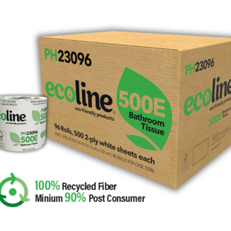 Ecoline 500E Bath Tissue 2-Ply, 96 Rolls/ Cs