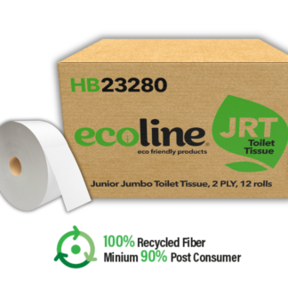 Ecoline 800 JRT Junior Jumbo Toilet Tissue 2-Ply, 12 Rolls/ Cs