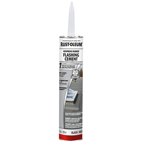 Rust-Oleum Neoprene Rubber Flashing Cement, 10.1 Oz.