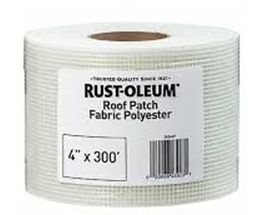 Rust-Oleum Fiberglass Roof Fabric, 4"