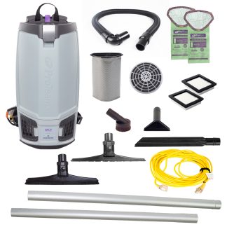 Proteam GoFit 10, #107842, 10 qt. Backpack Vacuum w/ Sidewinder Tool Kit