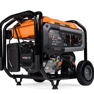 Generac Portable Generator GP8000E, Wheel and Handle Kit Included
