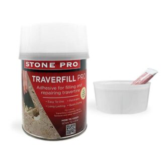 StonePro A-TFPQ Traverfill Pro Adhesive For Filling & Repairing Travertine, 1 Quart