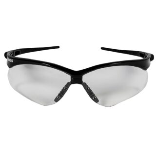 Kimberly-Clark Safety Eyewear, Jackson Safety, Clear Anti-Scratch Polycarbonate Lens, Black Frame