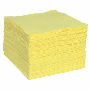 Spilltech, Hazmat Pads, Bonded, 15" x 19", 100 Per Pack