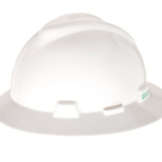 MSA Hard Hat, V-Gard, Full Brim