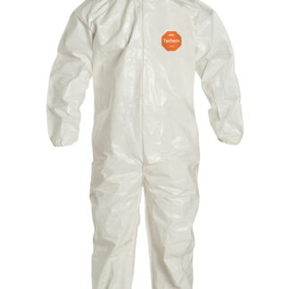 DuPont, Coveralls, Tychem, With Boots and Hood, Size 2XL, 12 Per Case