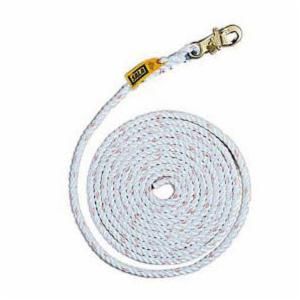 3M, Lifeline, DBI-Sala, Polyester/Polypropylene, Snap Hook On One End and Taped On Other End