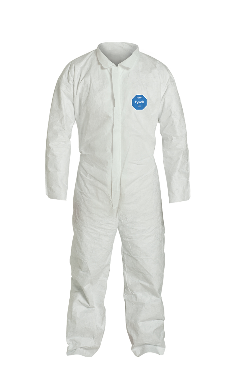 DuPont, Coveralls, Tyvek, Size 4XL, 25 Per Case