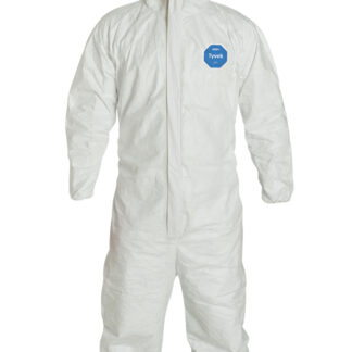 DuPont, Coveralls, Tyvek, With Boots, Size M, 25 Per Case