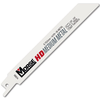 MK Morse Recip Blade 14t 6" X 3/4" X .035 (50) Per Pk 400404 Rb614 Hd Line - Med. Metal