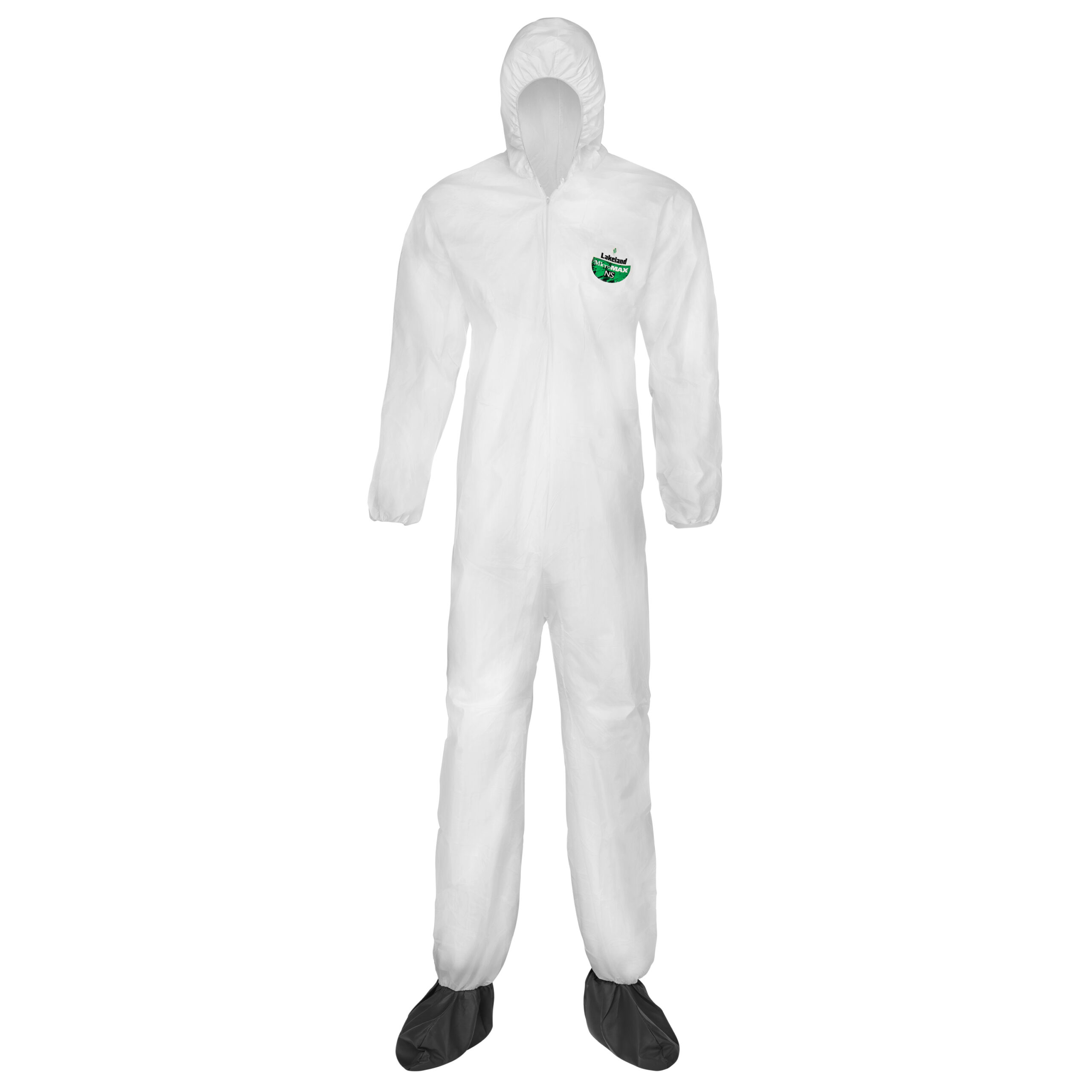 Lakeland Coveralls with Boots, Micromax Ns, 25 Per Case, Size XL