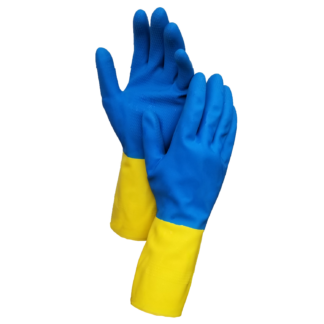 Liberty Glove & Safety, Latex Gloves, Flock Lined Neoprene, Size M