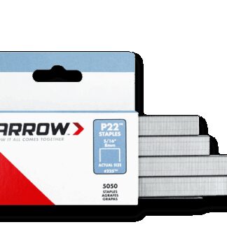 Arrow Fastener, Staples, #224 1/4" Staples, 5000 Per Box