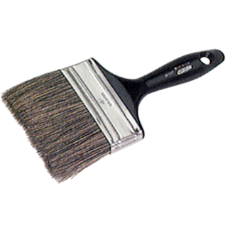 Paint Brush, Polyester Lacquered Wood Handle, 2"