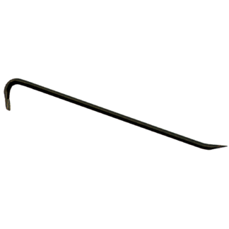 Gooseneck Wrecking Bar, 3/4" Diameter, 48" Length