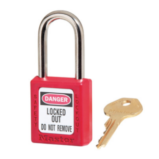 Masterlock 410RED Safety Padlock