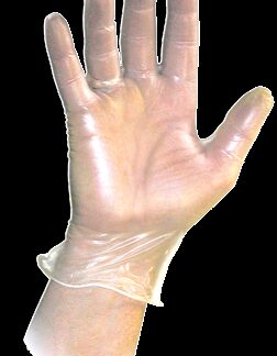 Disposable Gloves, Vinyl, Size XL