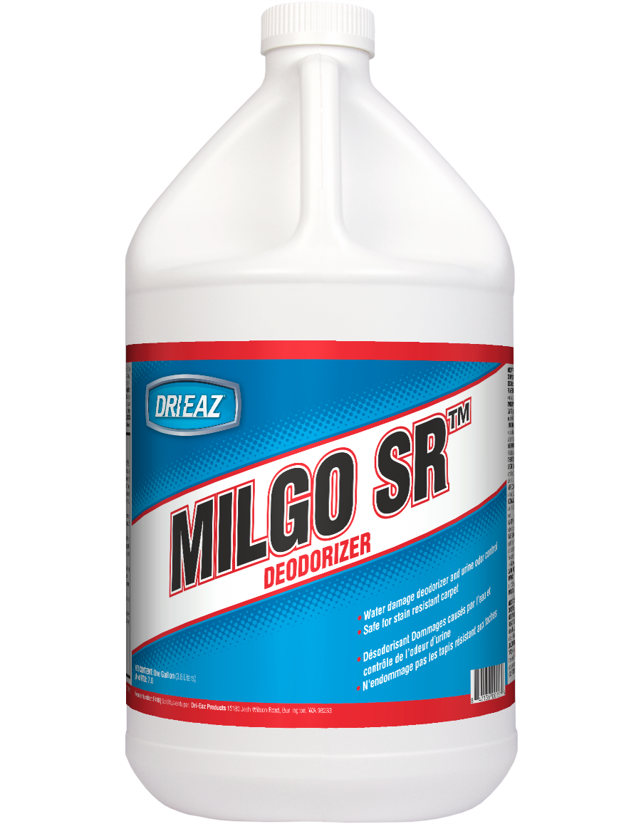 Dri-Eaz, Odor Remover, Milgo SR Deodorizer, Lemon, 1 Gallon