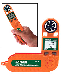 Extech Instruments, Mini Thermo-Anemometer, Extech 45118