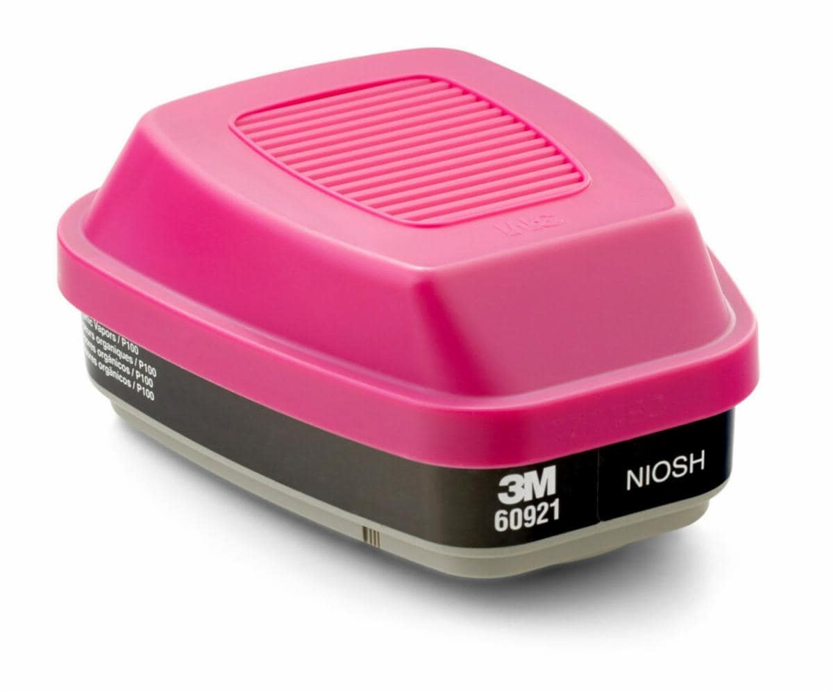 3M Organic Vapor Cartridge / Filter Combo for P100, 2 Per Pack