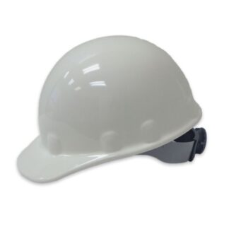 Honeywell, Hard Hat, Fibre Metal, White, 8-Point Ratchet Headband Suspension