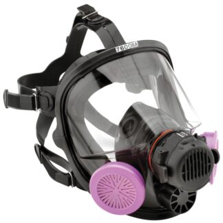 North by Honeywell Full-Face Respirator, Dual Cartridge, Size M/L