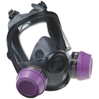North by Honeywell Full-Face Respirator, Elastomeric, Size M/L