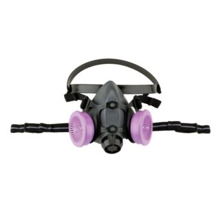 Aegis Powered by Honeywell Half-Face Respirator, Dual Cartridge Elastomeric, Size L