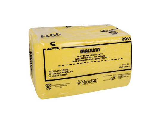 Chicopee, Dust Cloths, Microban, Yellow, 50 Pack