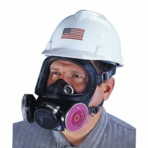 MSA Full-Face Respirator, Silicone Ultra Twin, Size M