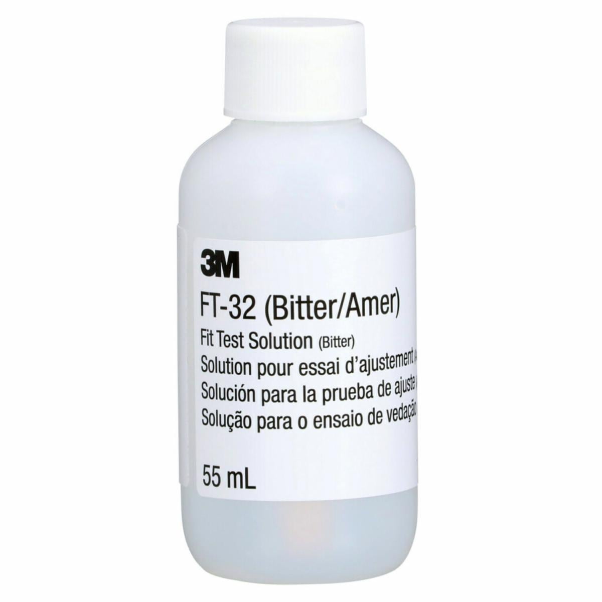 3M Fit Test Solution, 55 MIL Bottle, Sold per Each (6 Per Case)
