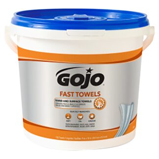 Gojo Industries, Hand Cleaning Towels, 9" x 10", 130 Per Bucket