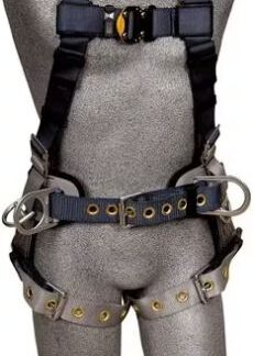3M, Full-Body Harness, DBI-Sala Exofit, Vest Style, Back D-Ring, Size L