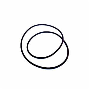 Ruwac 2509865 Round 10mm Gasket for Dust Pan