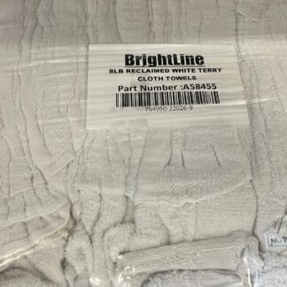 8lb Reclaimed White Terry Cloth Towels