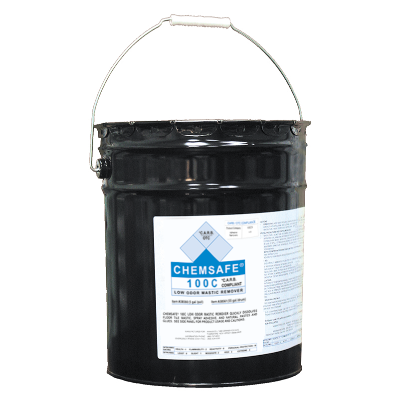ChemSafe, 100C Low Odor Mastic Remover, CARB Compliant, 55 Gallons