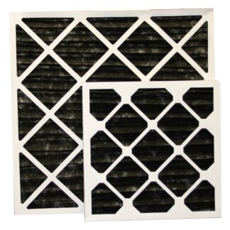 C100 Carbon Pleated Filters, 12" x 12" x 2"
