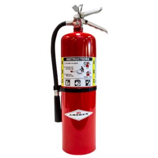 Amerex, Dry Chemical Fire Extinguisher, 10 lbs, Steel