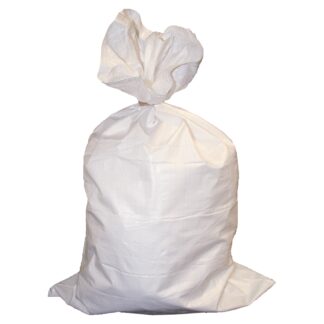 Woven White Polypropylene Bags, Non-Printed, 22" x 36", (1000) Bags