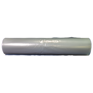 Poly Garbage Bag, Clear Non-Printed Contractor Bag, Perforated, 38" x 60", 6 MIL, (50) Bags