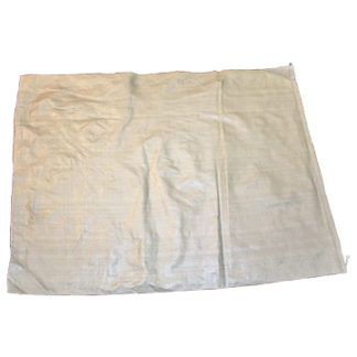 Woven White Polypropylene Bags, Non-Printed, 30" x 40", (100) Bags