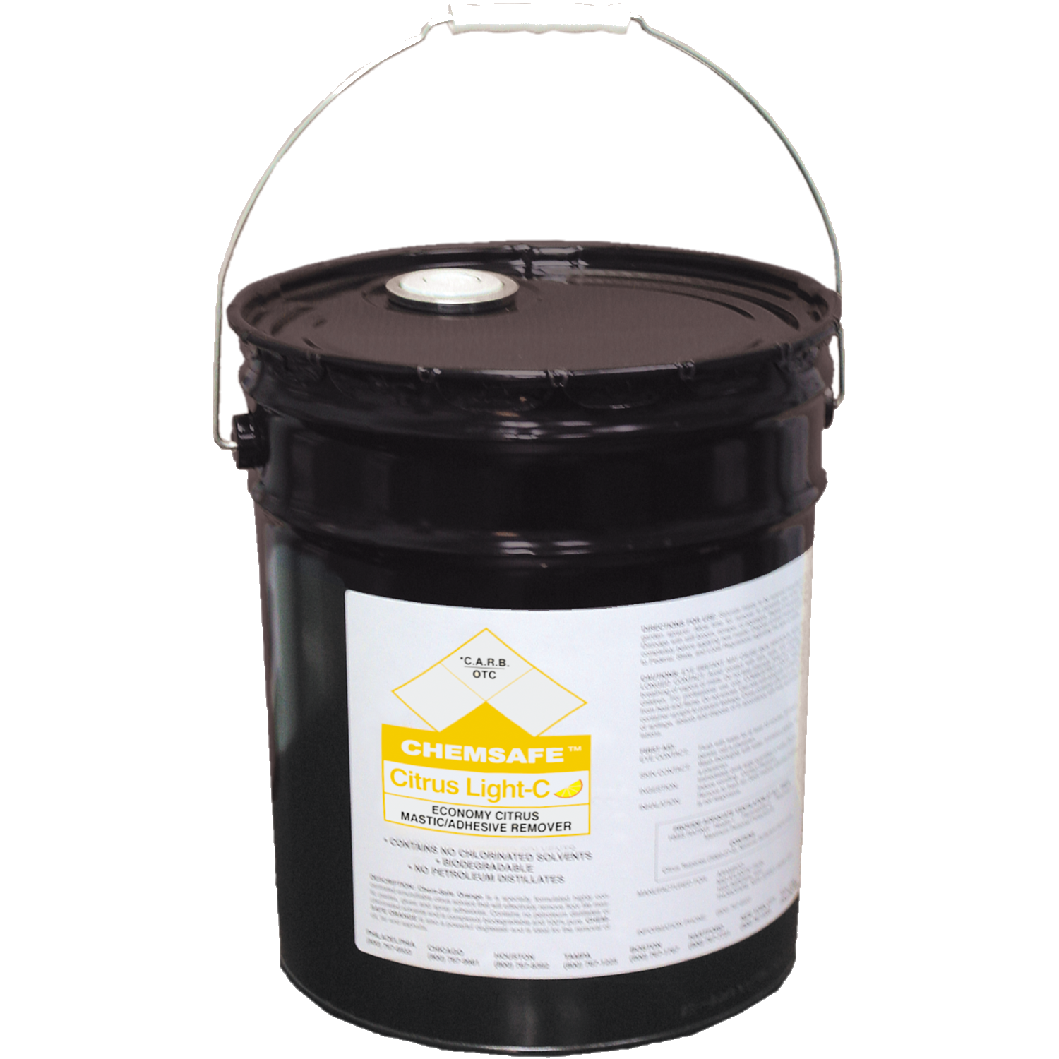 ChemSafe, Citrus Light-C Mastic Remover, CARB/OTC Compliant, 5 Gallons