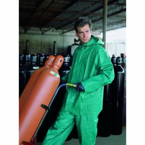 MCR Safety, Rain Suit, Green, 42MM PVC, LG