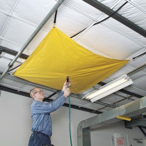 1st Poly Absorbents, Roof Leak Diverter, 5'L X 5'W