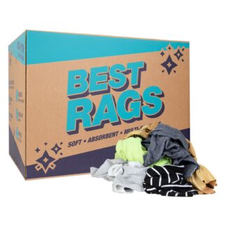 Colored Cotton Fleece Rags (50) Pounds Per Case