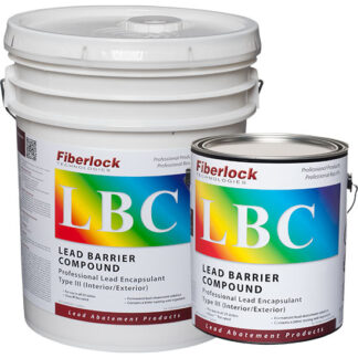 Fiberlock, Lead Encapsulant, Lead Barrier Compound (LBC), Type III Interior/Exterior, Antique Linen, 5 Gallons